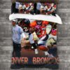 Denver Broncos Logo Type 298 Bedding Sets Sporty Bedroom Home Decor