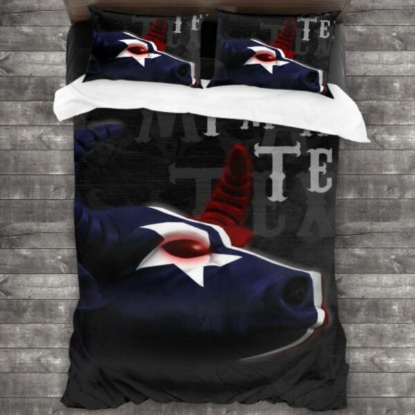 Houston Texans Logo Type 299 Bedding Sets Sporty Bedroom Home Decor