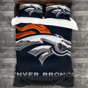 Denver Broncos Logo Type 359 Bedding Sets Sporty Bedroom Home Decor