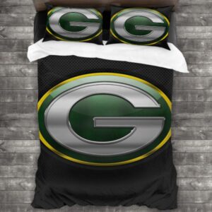 Green Bay Packers Logo Type 360 Bedding Sets Sporty Bedroom Home Decor