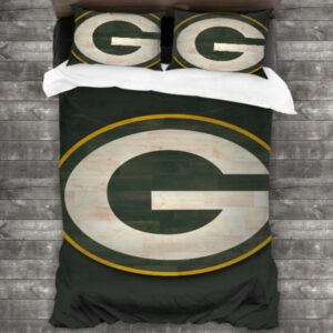 Green Bay Packers Logo Type 365 Bedding Sets Sporty Bedroom Home Decor