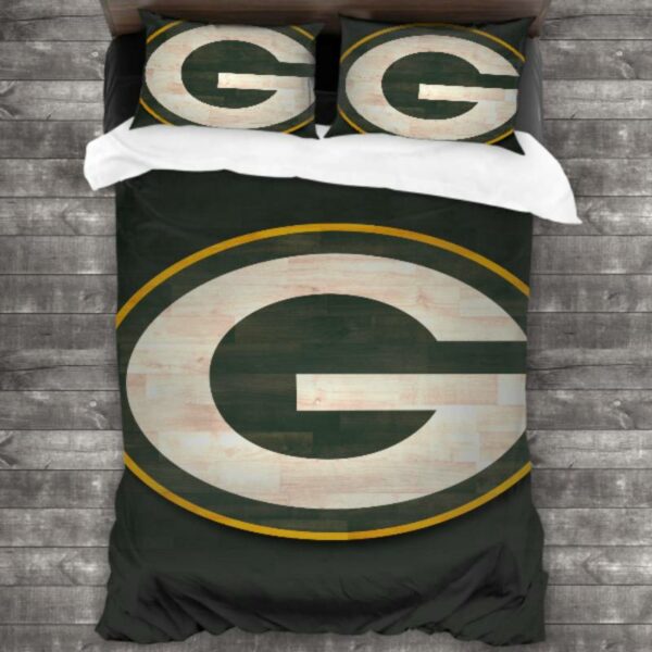 Green Bay Packers Logo Type 365 Bedding Sets Sporty Bedroom Home Decor