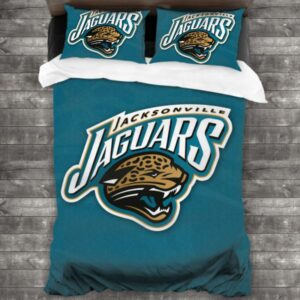 Jacksonville Jaguars Logo Type 370 Bedding Sets Sporty Bedroom Home Decor