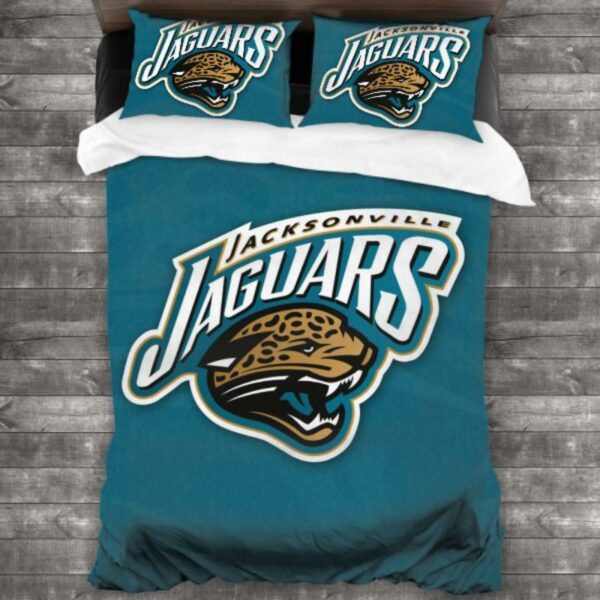 Jacksonville Jaguars Logo Type 370 Bedding Sets Sporty Bedroom Home Decor