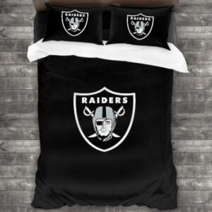 Las Vegas Raiders Logo Type 382 Bedding Sets Sporty Bedroom Home Decor