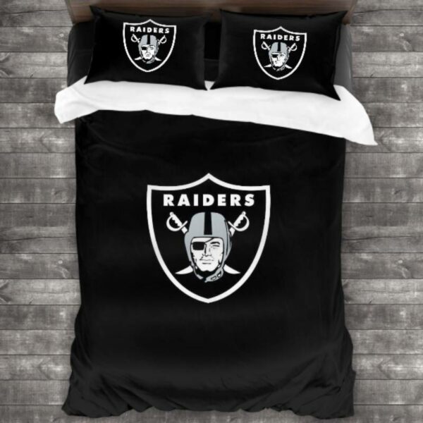 Las Vegas Raiders Logo Type 382 Bedding Sets Sporty Bedroom Home Decor