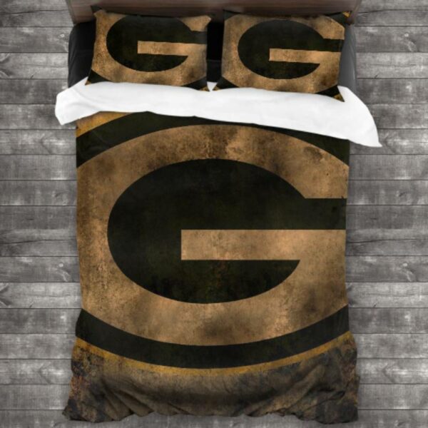 Green Bay Packers Logo Type 385 Bedding Sets Sporty Bedroom Home Decor