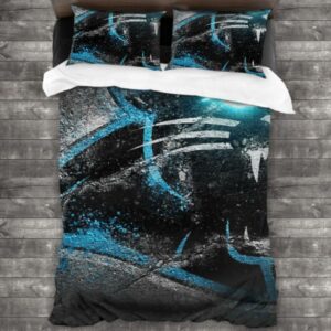 Carolina Panthers Logo Type 388 Bedding Sets Sporty Bedroom Home Decor