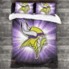 Minnesota Vikings Logo Type 407 Bedding Sets Sporty Bedroom Home Decor