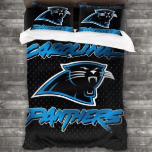 Nfl Carolina Panthers Logo Type 418 Bedding Sets Sporty Bedroom Home Decor