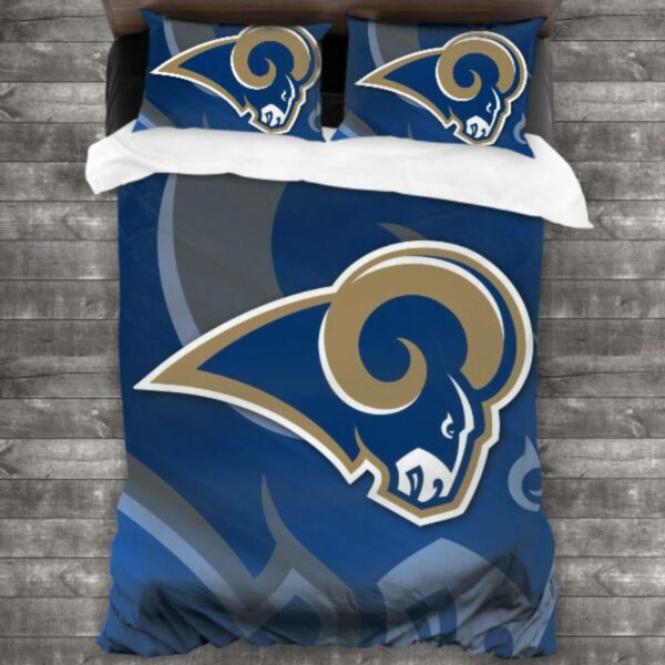 Nfl Los Angeles Rams Logo Type 430 Bedding Sets Sporty Bedroom Home Decor