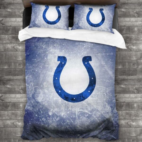 Indianapolis Colts Logo Type 543 Bedding Sets Sporty Bedroom Home Decor