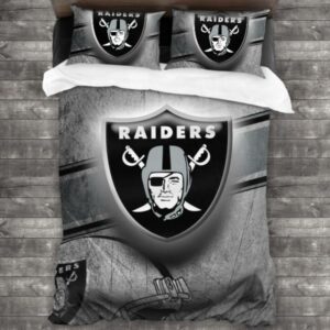 Las Vegas Raiders Logo Type 544 Bedding Sets Sporty Bedroom Home Decor