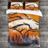 Soft Denver Broncos Logo Type 756 Bedding Sets Sporty Bedroom Home Decor
