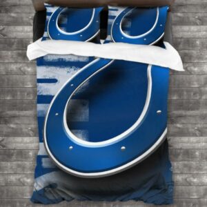 Soft Indianapolis Colts Logo Type 765 Bedding Sets Sporty Bedroom Home Decor