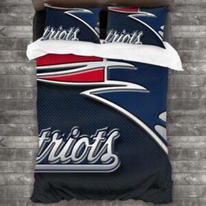 Soft New England Patriots Logo Type 768 Bedding Sets Sporty Bedroom Home Decor