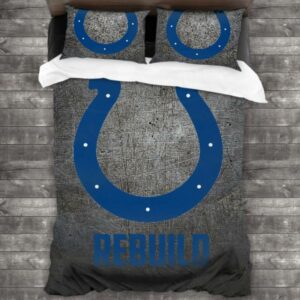 Soft Nfl Indianapolis Colts Logo Type 788 Bedding Sets Sporty Bedroom Home Decor