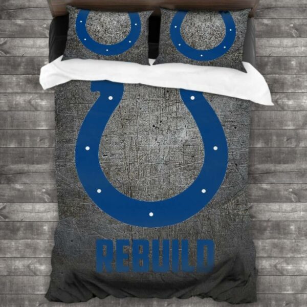 Soft Nfl Indianapolis Colts Logo Type 788 Bedding Sets Sporty Bedroom Home Decor