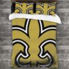 Soft Nfl New Orleans Saints Logo Type 796 Bedding Sets Sporty Bedroom Home Decor