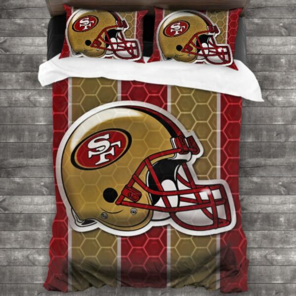 Soft San Francisco 49Ers Logo Type 811 Bedding Sets Sporty Bedroom Home Decor