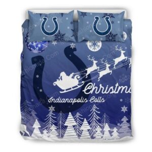 Indianapolis Colts Football Sport 2 Logo Type 982 Bedding Sets Sporty Bedroom Home Decor