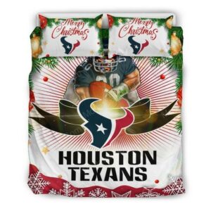 Houston Texans Football Sport 1 Logo Type 990 Bedding Sets Sporty Bedroom Home Decor