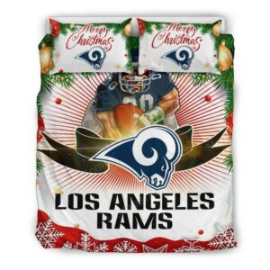 Los Angeles Rams Football Sport 1 Logo Type 1000 Bedding Sets Sporty Bedroom Home Decor