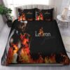 Lebron James Miami Heat Nba 30 Logo Type 1217 Bedding Sets Sporty Bedroom Home Decor