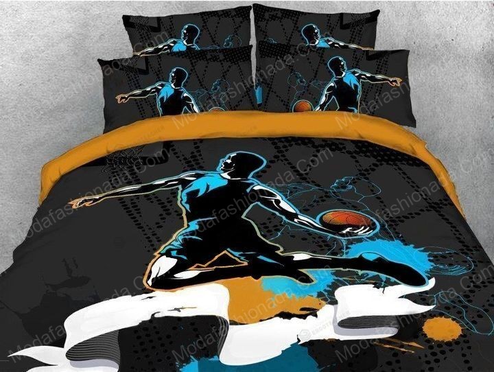 Basketball Sport 19 Logo Type 1250 Bedding Sets Sporty Bedroom Home Decor