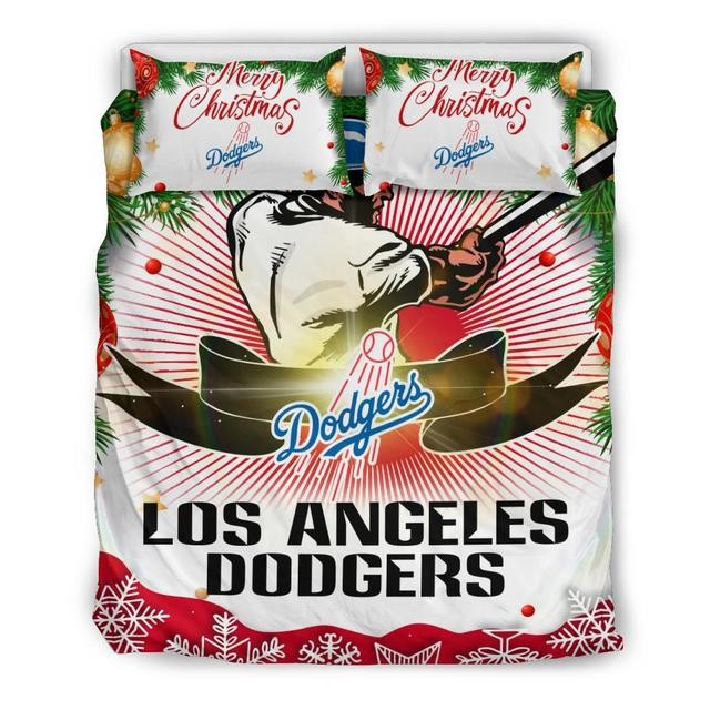 Los Angeles Dodgers Baseball Sport 3 Logo Type 1283 Bedding Sets Sporty Bedroom Home Decor