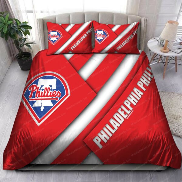 Philadelphia Phillies Mlb 142 Logo Type 1334 Bedding Sets Sporty Bedroom Home Decor