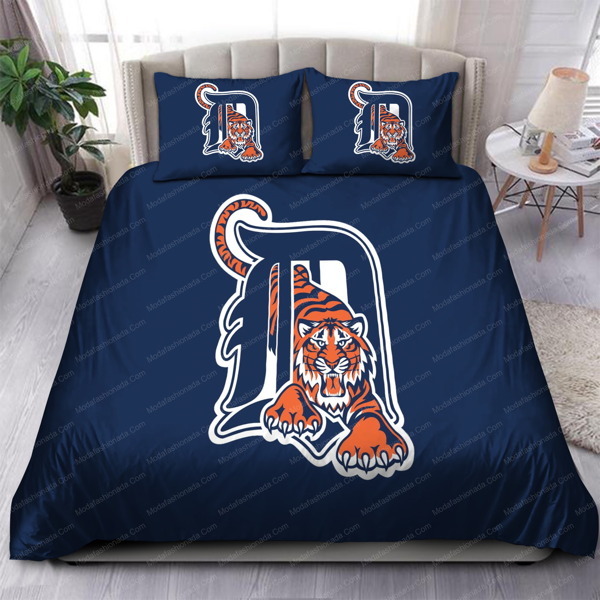 Detroit Tigers Mlb 96 Logo Type 1368 Bedding Sets Sporty Bedroom Home Decor