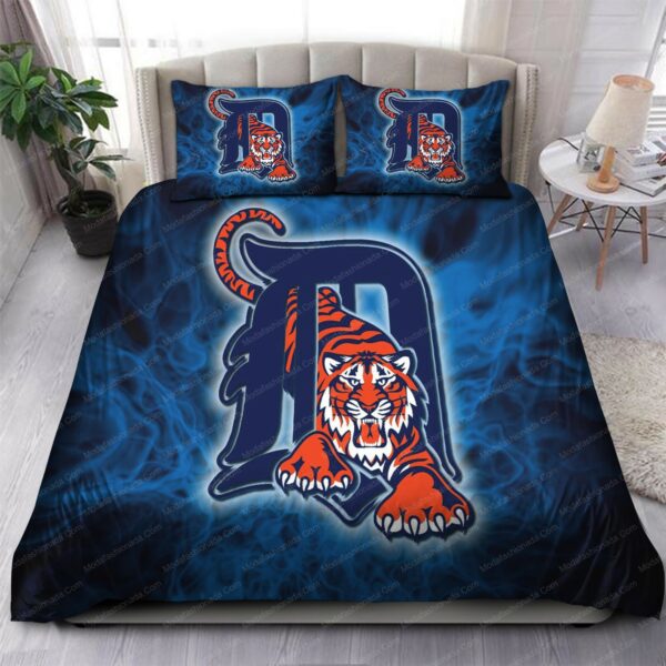 Detroit Tigers Mlb 97 Logo Type 1386 Bedding Sets Sporty Bedroom Home Decor