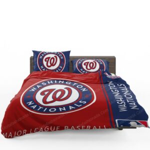 Washington Nationals Mlb Baseball National League Sport 1 Logo Type 1574 Bedding Sets Sporty Bedroom Home Decor