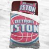 Detroit Pistons Logo Type 1621 Bedding Sets Sporty Bedroom Home Decor