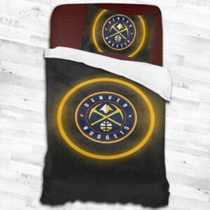 Denver Nuggets Logo Type 1677 Bedding Sets Sporty Bedroom Home Decor