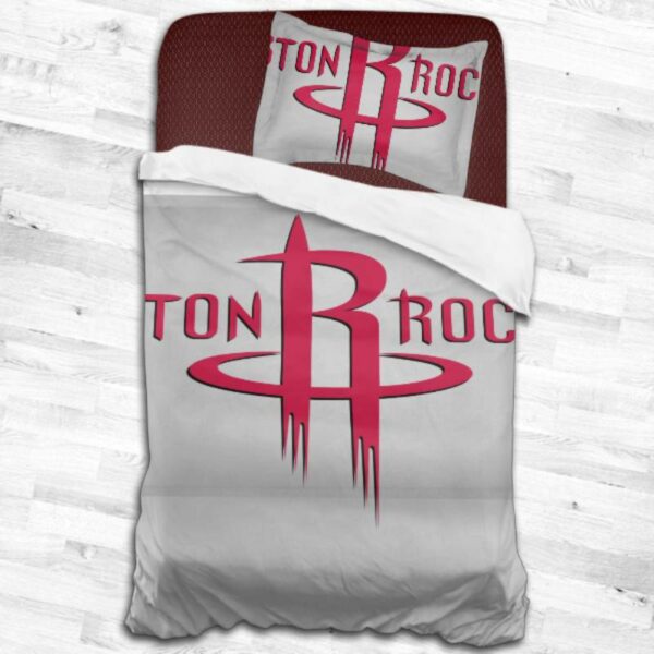 Houston Rockets Logo Type 1681 Bedding Sets Sporty Bedroom Home Decor