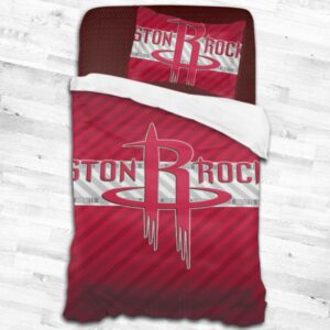 Houston Rockets Logo Type 1682 Bedding Sets Sporty Bedroom Home Decor