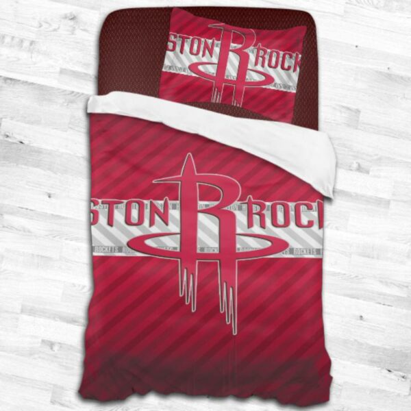 Houston Rockets Logo Type 1682 Bedding Sets Sporty Bedroom Home Decor