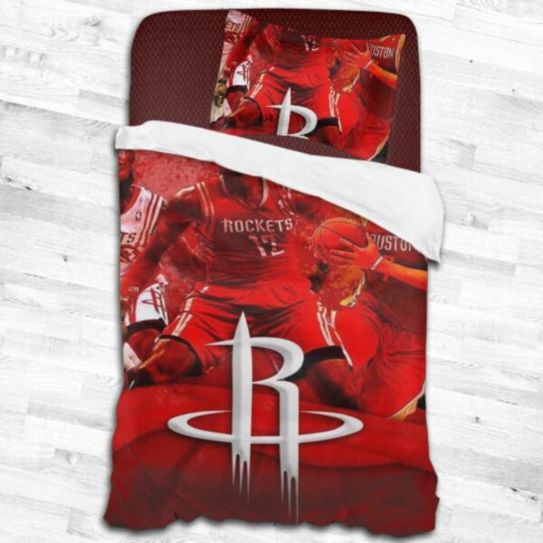 Houston Rockets Logo Type 1684 Bedding Sets Sporty Bedroom Home Decor