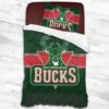 Nba Milwaukee Bucks Logo Type 1829 Bedding Sets Sporty Bedroom Home Decor