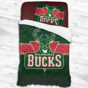 Nba Milwaukee Bucks Logo Type 1829 Bedding Sets Sporty Bedroom Home Decor