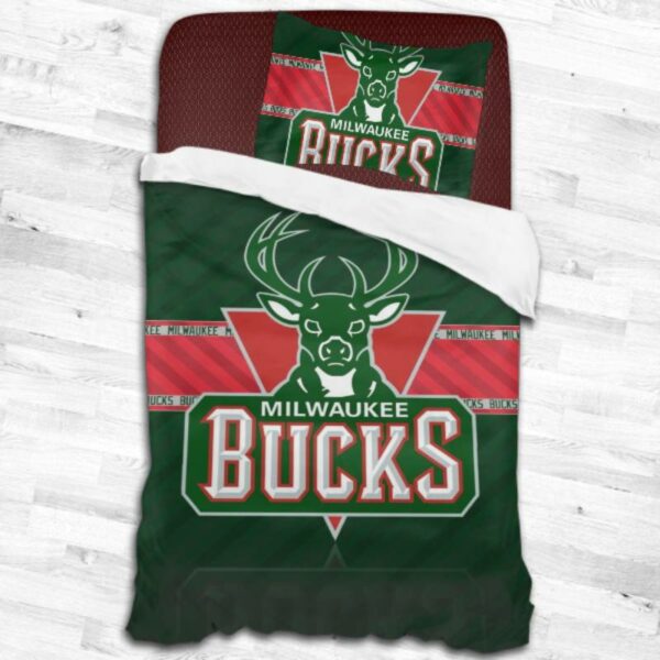 Nba Milwaukee Bucks Logo Type 1829 Bedding Sets Sporty Bedroom Home Decor