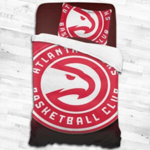 Nba Atlanta Hawks Logo Type 1874 Bedding Sets Sporty Bedroom Home Decor