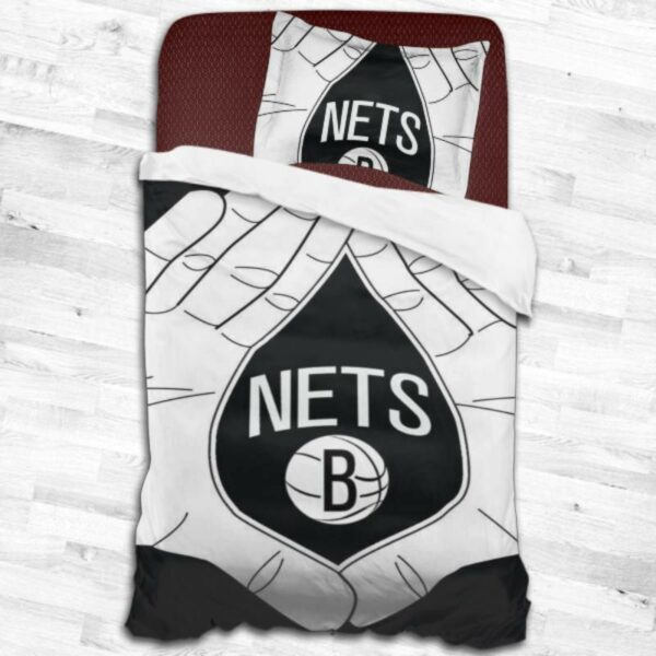 Nba Brooklyn Nets Logo Type 1878 Bedding Sets Sporty Bedroom Home Decor