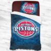 Nba Detroit Pistons Logo Type 1880 Bedding Sets Sporty Bedroom Home Decor