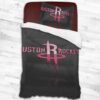 Nba Houston Rockets Logo Type 1881 Bedding Sets Sporty Bedroom Home Decor