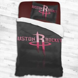 Nba Houston Rockets Logo Type 1881 Bedding Sets Sporty Bedroom Home Decor