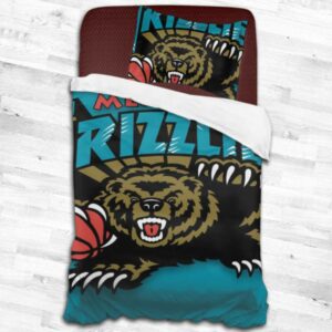 Nba Memphis Grizzlies Logo Type 1889 Bedding Sets Sporty Bedroom Home Decor