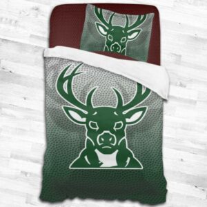 Nba Milwaukee Bucks Logo Type 1897 Bedding Sets Sporty Bedroom Home Decor